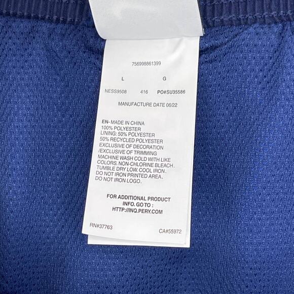 NWT Nike Logo Breaker Volley Blue Swim Trunk Board Shorts Mens Sz L NESS9508-416 - Picture 5 of 5